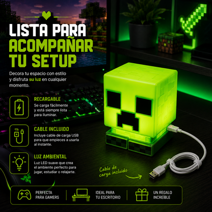 Lámpara Pixel Verde